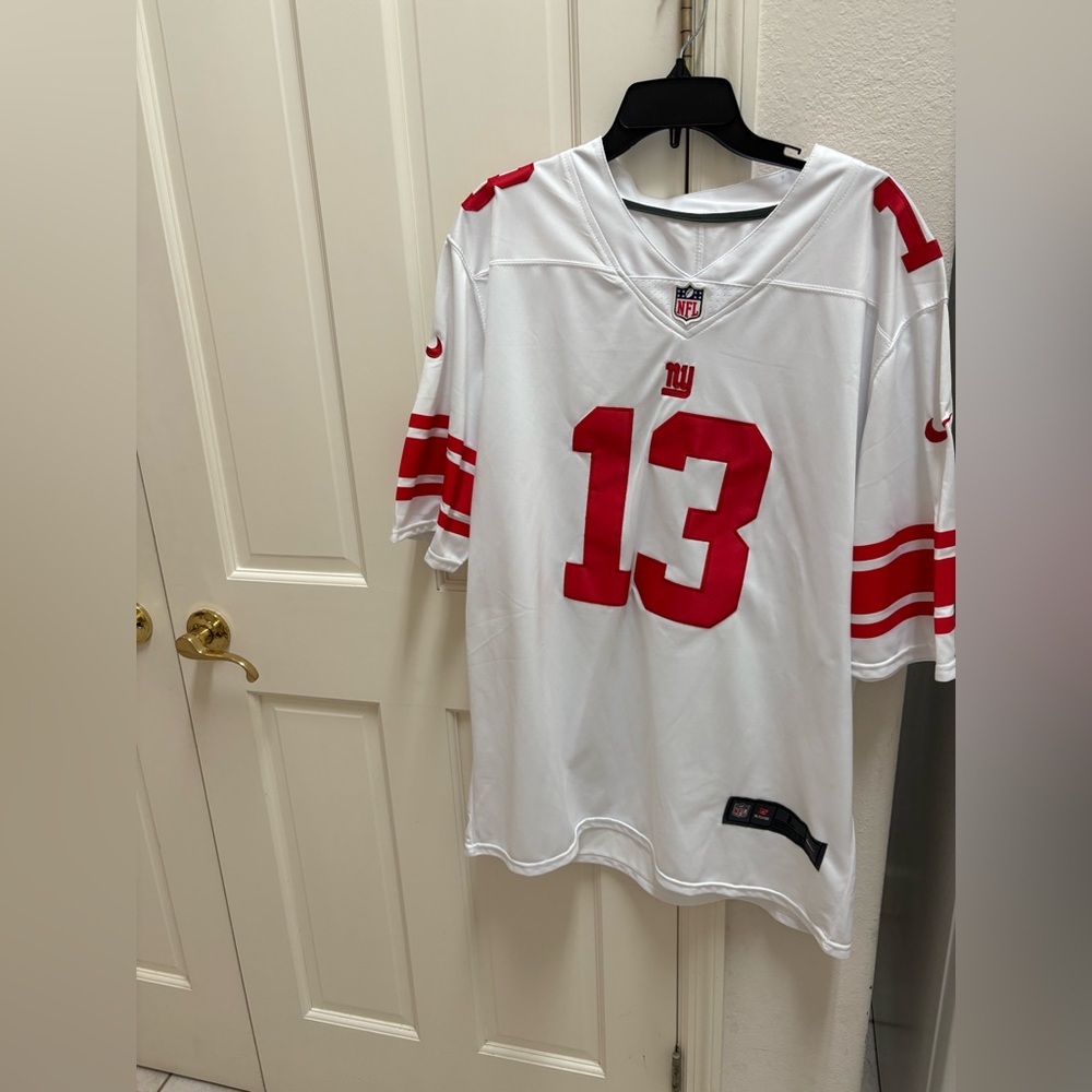 White and Red Beckham Jr. Jersey